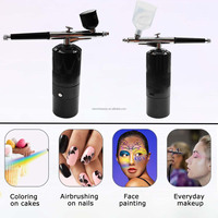 Kit de Aerógrafo Inalámbrico Portátil, Pistola de Aerógrafo con Compresor, para Arte de Uñas, Maquillaje, Tatuajes, Dispositivo de Belleza para Salón de Belleza y Barbería