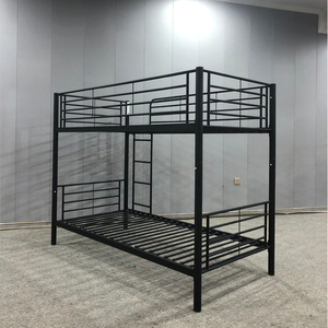 Litera de metal con barandilla <span class=keywords><strong>alta</strong></span> y <span class=keywords><strong>escalera</strong></span>, literas convertibles de metal con uno o dos <span class=keywords><strong>cajones</strong></span>, muebles de dormitorio - Product Image 2
