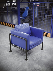 Retro Phong Cách Rắn Gỗ Hàng Đầu Cà Phê Cửa Hàng Bảng Kim Loại Khung Sofa Ghế Đặt Cho Nhà Thanh Vườn Câu Lạc Bộ Nhà Hàng Khách Sạn - Product Image 2