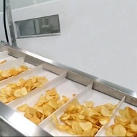 Frites composé de frites, chips de pommes de terre, chips croustillantes, ligne de production complète