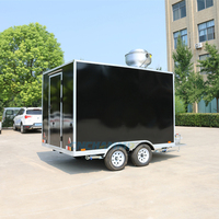 Remolque de Comida Móvil Chammp para Pollo Frito, Remolque de Comida con Cocina Totalmente Equipada, Carrito de Helados, Camión de Comida para Catering de Café
