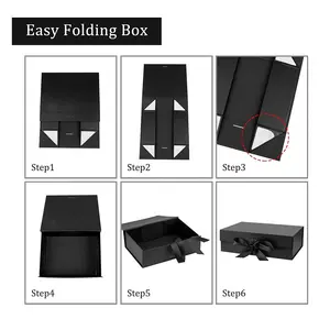 Wholesale Paper Gift Boxes Business Collapsible With Magnetic Lid And Ribbon Bow For Presents Gifts Packaging Boxes