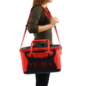 อุปกรณ์ตกปลา EVA แบบพกพา ถังใส่ปลาพับได้ ขนาดใหญ่ กล่องอุปกรณ์ตกปลาอเนกประสงค์ สำหรับใส่ปลาคาร์พ ปลาขนาดเล็ก และเหยื่อสด - Product Image 2