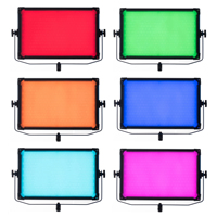 NiceFoto TC-768II 140W RGB LED lumière vidéo Dimmable panneau LED lumière vidéo RGB + lumière bicolore