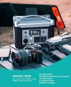 Outdoor Camping 600W 1500W 2000W 3000W 5000W <b>Solar</b> <b>Generator</b> Home Emergency Backup Portable Power Bank Station DN600 Power Banks - Product Image 6