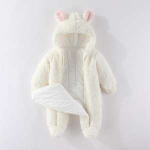 Mono de Invierno para Bebés Recién Nacidos, Tejido, con Cierre, Relleno Grueso y Cálido, para Niños y Niñas, Venta al por Mayor - Product Image 5