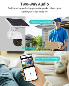 <span class=keywords><strong>Video</strong></span> Pintar Kamera Keamanan Luar Ruangan Tenaga Surya Konsumsi Rendah PTZ ICSEE PIR Deteksi Manusia Kamera WIFI Tenaga Surya - Product Image 6