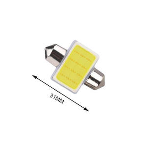 ไฟ LED สำหรับรถยนต์ ลดราคาพิเศษ ไฟอ่านหนังสือแบบสองหัว COB ขนาด 31 มม. 36 มม. 39 มม. 41 มม. หลอดไฟป้ายทะเบียน - Product Image 3