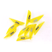 Decut – composants de flèche colorés de 1 à 3/4 pouces, aubes de rotation pour tir à l'arc 0.165 pouces