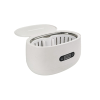 Nettoyeur ultrasonique numérique électrique mini GTSONIC-F3 pour prothèses dentaires/dentiers, réservoir en acier inoxydable SUS304 de 600 ml, usage domestique