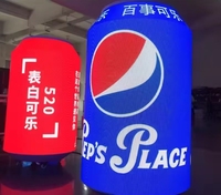 Bear Can Shape Module vidéo publicitaire souple Panneau LED Affichage LED flexible P1.8 P2 Écran LED intérieur Signalisation numérique