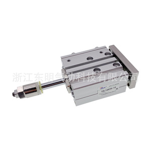 Cylindre pneumatique TCL TC-LJ16X20X32 20X25X30X40X50 S avec tige de guidage, corps en acier, type général - Product Image 2