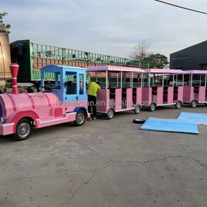 Cheap Amusement Rides OEM Tourist <strong>Train</strong> Price Trackless <strong>Train</strong> Amusement <strong>Train</strong> Ride <strong>Outdoor</strong> - Product Image 3