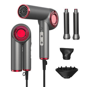 Cepillo Secador de Pelo Iónico Plegable de Alta Velocidad, Cepillo de Aire Caliente para Peinar y Dar Volumen, Herramienta de Estilizado de Cabello - Product Image 1