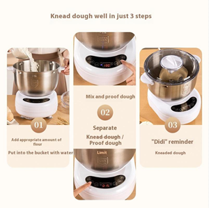 Thương mại cấp điện thép không gỉ Bột nhào máy hoàn <span class=keywords><strong>to</strong></span>àn tự động hộ gia đình bánh mì Maker nghỉ ngơi tính năng - Product Image 3