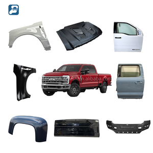 Camión volquete con carrocería de acero Followish Pick up F250 Super <span class=keywords><strong>Duty</strong></span> 2019 F250 Parachoques trasero para Ford 2020 F250 Parachoques trasero - Product Image 3