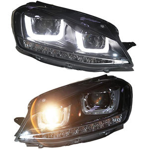 Phares LED Style U pour <span class=keywords><strong>Volkswagen</strong></span> <span class=keywords><strong>Golf</strong></span> 7/MK7, années 2013 à <span class=keywords><strong>2015</strong></span> - Product Image 1