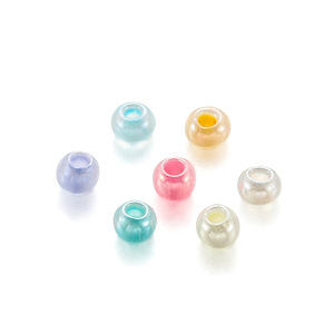 ลูกปัดแก้วเม็ดกลมขนาด 2 มม. สีลูกกวาด สำหรับทำเครื่องประดับ วัสดุงานฝีมือ DIY - Product Image 5