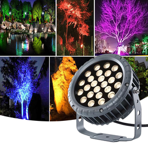 Éclairage paysager extérieur haute puissance, éclairage de jardin, éclairage de paysage, forme ronde, aluminium moulé sous pression, décoration, projecteurs LED - Product Image 5