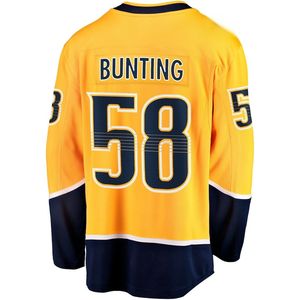 Nashville Predators # 9 Forsberg # 91 Stamkos # Camiseta de hockey sobre hielo Josi 59, estampada, unisex, amarilla, para el hogar, transpirable, 100% poliéster, completa - Product Image 3