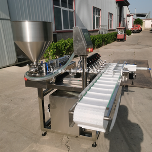 Machine à injecter la confiture de petite capacité, machine à garnir la crème pâtissière, machine multifonction pour garnir le <span class=keywords><strong>chocolat</strong></span>, les croissants et le <span class=keywords><strong>pain</strong></span> - <span class=keywords><strong>Prix</strong></span> - Product Image 5