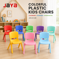 Chaises en plastique colorées JAYA pour enfants, sièges modernes pour la maternelle, la salle de classe, la salle de jeux, la garderie