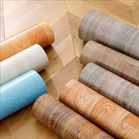 2mm PVC-Vinylboden Europäisches Design für Hotelgebrauch Innenbereich Holzteppichrolle