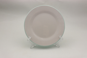 <span class=keywords><strong>Vaisselle</strong></span> ronde en mélamine de conception <span class=keywords><strong>turquoise</strong></span> incassable et facile à nettoyer Durable et élégant pour une utilisation familiale - Product Image 6