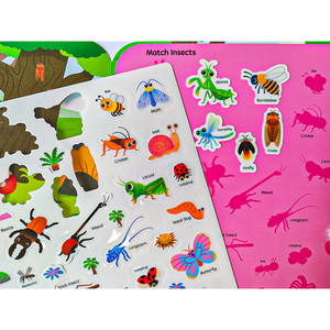 Sản Phẩm Mới Tái Sử Dụng Thạch Sticker Sách Cho Trẻ Em Du Lịch Học Tập Đồ Chơi Giáo Dục Không Thấm Nước Tự Trẻ Em Dán Cuốn Sách - Product Image 3