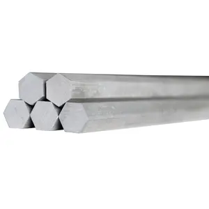 Straight Regular Aluminum Hexagonal Bar For Industry Building