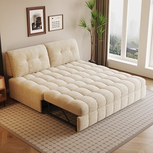 Sofá <span class=keywords><strong>cama</strong></span> moderno de tela multifuncional con almacenamiento plegable para dormitorio o apartamento para uso en la sala de estar - Product Image 1