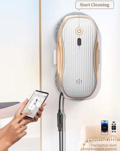 Robot limpiador ventanas inteligente fábrica CE navegación inteligente control remoto/app rociado agua automático alturas ajuste - Product Image 3