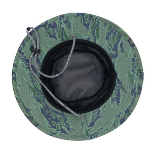 Chapeau Bob Camouflage Jungle UPF 50+ à Logo Personnalisé, Chapeau Safari à Large Bord avec Écussons Tissés pour Sports de Plein Air, Tenue Décontractée et Voyage - Product Image 2