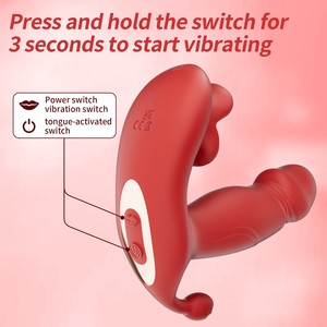 Juguete Sexual de Látex OEM con Control Remoto para Mujer, Estimulación del Clítoris y Punto G, Lengua Vibradora, Recargable e Impermeable - Product Image 5