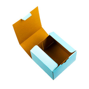 Cajas corrugadas azules con precio barato Diferentes tamaños y precio barato Cajas corrugadas con impresión privada - Product Image 1