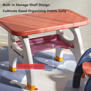 Ensemble Table et Chaises en Plastique Creuses pour Enfants, Idéal pour Manger ou Dessiner, Mobilier de Garderie pour Tout-petits - Vente en Gros - Product Image 4