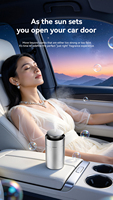 Diffuseur d'arômes pour voiture AeroScent, de qualité supérieure, populaire, en métal, alimenté par batterie, avec parfum pour la maison et la voiture