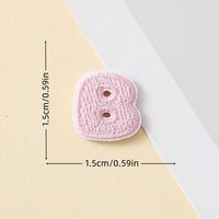 Patchs brodés avec des lettres mignonnes, thermocollants ou à coudre, adaptés aux accessoires vestimentaires DIY tels que vêtements, sacs et chapeaux