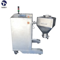 Machine de mélangeur d'agitation de laboratoire de poubelle de cône d'échange de rotation de poudre de curcuma organique à vitesse réglable