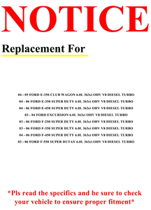 Frenzybro ปะเก็นหัว2X สำหรับ Ford 6.0ดีเซลเทอร์โบ <span class=keywords><strong>F250</strong></span> F350 F550 E350 E450 26374PT 18มม. - Product Image 2