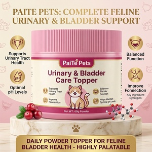 Complément <span class=keywords><strong>alimentaire</strong></span> pour la santé urinaire des animaux de compagnie 60g Poudre de D-Mannose pour chats Soutien de la vessie Complément <span class=keywords><strong>alimentaire</strong></span> quotidien Canneberge Équilibre du pH Marque privée - Product Image 1