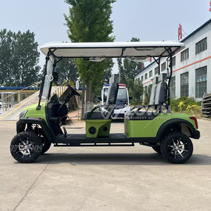 Carrito de Golf Eléctrico de 6 Plazas de Alta Resistencia, Batería de Litio de 72V, Estructura Resistente, Neumáticos Grandes, Carrito de Golf Todoterreno para Granja, Caza y Parque - Product Image 6