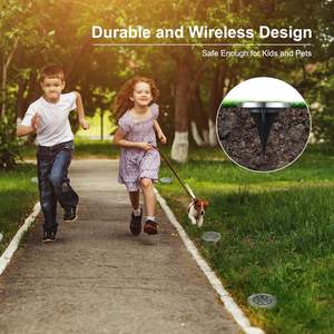 Wholesale 8 LED IP65 Waterproof <b>Solar</b> Buried Garden <b>Light</b> with Auto Mode 8-10H Work Time for Outdoor Use - Product Image 5