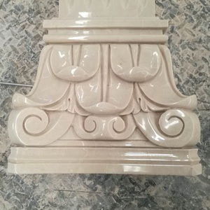 Diseños de Pilares Decorativos de Mármol Natural de Lujo Moderno, Capitel de Columna de Piedra de Mármol - Product Image 6