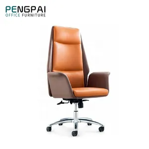 Penjualan laris kulit desain modern ergonomis komputer kursi kantor Italia kursi bos