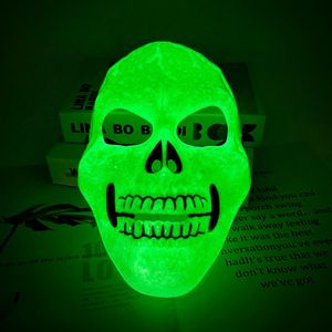 Masque de chat fantôme fluorescent vert pour Halloween HLC, masque de Jason qui brille dans le noir, masques de personnage pour cosplay et fêtes - Product Image 2