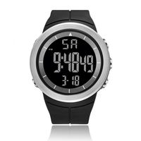 Jam Tangan Digital OHSEN 1805 Top 10 Merek Tahan Air 5ATM Tali Silikon Angka Besar Jam Tangan Olahraga untuk Pria