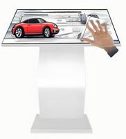 32 pouces 2K capacitif écran tactile affichage numérique kiosque de signalisation support de sol K forme système Android couleur blanche pour la publicité
