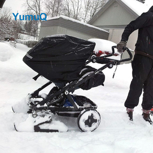 YumuQ plastique Sport de plein air en bois neige toboggan <span class=keywords><strong>Ski</strong></span> bébé luge traîneau Snowboard hiver <span class=keywords><strong>pour</strong></span> enfants et - Product Image 5