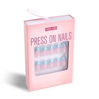 Ensemble de faux ongles et de colle Senboma : solutions non toxiques à marque privée pour les distributeurs de produits de beauté